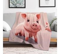 Custom Flannel Fleece Throw Blanket for Adults 50x60 Lightweight Smiling Bedtime Blanket Soft Warm Blankets for Bed Couch Sofa Camping Picnic Wedding Gift Winter Home Decoration