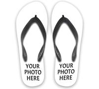Custom Flip Flops for Men Women Add Your Photo Personalized Thong Sandals Comfortable Bathroom Shower Slippers