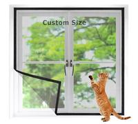 Custom Fly Screens for Windows, Mosquito Window Balcony Screen Mesh, Cat Protection Window Guard Net, Prevents Insects/Flies/Mosquitoes from Entering The Room