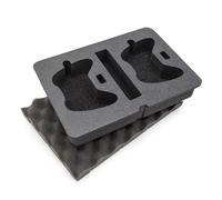 Custom foam insert Nanuk 2 Xbox Controller Gris 338x234x97 mm