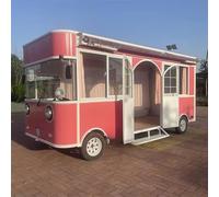 Custom Food Trailer with Coffee Brewer Pastry Display and Sandwich Grill for Street Fairs Farmers Markets and Local Event Catering