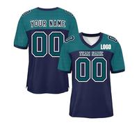 Custom Football Jersey Personalised Printed Team Name & Number Jerseys Customise Sports Shirts for Men Women Youth