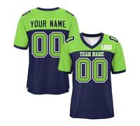 Custom Football Jersey Personalised Printed Team Name & Number Jerseys Customise Sports Shirts for Men Women Youth