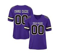 Custom Football Jersey,Personalized Rugby Shirt Custom Your Team Name Number for Men Women Youth Kids