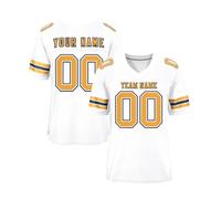 Custom Football Jersey,Personalized Rugby Shirt Custom Your Team Name Number for Men Women Youth Kids