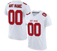Custom Football Jersey Personalized Team Name Number Rugby Uniforms Customized Football Shirt for Men Youth Women Kids