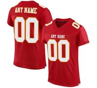 Custom Football Jersey Personalized Team Name Number Rugby Uniforms Customized Football Shirt for Men Youth Women Kids
