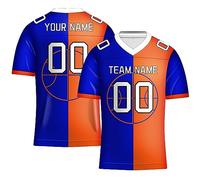 Custom Football Jersey Shirt Men/Women/Youth Stitched/Printed Team Name Number Multicolor Sport Apparel