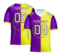 Custom Football Jersey Shirt Men/Women/Youth Stitched/Printed Team Name Number Multicolor Sport Apparel