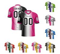 Custom Football Replica Team Jersey Printed Mesh with Your Name Number Rugby Team Uniform for Men Youth Women Kids