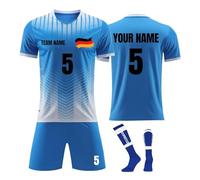 Custom Football Training Kit with Team Name Number Logo Personalized Football Goalkeeper Kit Coaching Training Equipment Set for Starter Men Women Kid Youth