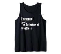 Custom For Emmanuel - Funny Shirt With The Name Emmanuel Tank Top