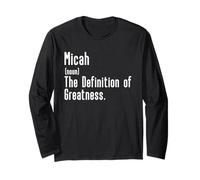 Custom For Micah - Funny Shirt With The Name Micah Long Sleeve T-Shirt