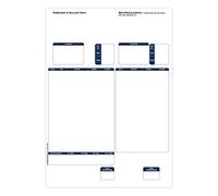 Custom Forms Sage 1-Part Statement/Remittance Advice Forms (Pack of 500)