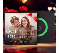 Custom Fridge Magnet Music Personalised Spotify Fridge Beats Magnet That Can Play Songs Customised Wedding Anniversary Birthday Gifts for Couples Women Men Mom Grandma Nana