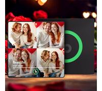 Custom Fridge Magnet Music Personalised Spotify Fridge Beats Magnet That Can Play Songs Customised Wedding Anniversary Birthday Gifts for Couples Women Men Mom Grandma Nana