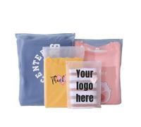 Custom Frosted Clothes Packaging Bags for Shipping,Personalised Packaging Bags with Logo or Text,100 Pack Waterproof Plastic Bags for Clothes, T Shirt, Jewelry, Gift (Frosted)
