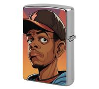 Custom Funny Man Lighter Case Personalized Metal Lighter Cover Holder Reusable Shockproof Protective Lighters Without Insert Gift for Men Women Dad Husband