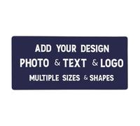 Custom Gaming Mouse Mat 900 x 400 mm Photo Text Logo Personalised Large Size Mouse Pad Printed Picture Name Non Slip Home Office Desk Pad Design Your Own Customised Image Gifts for Women Men Teens