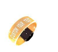Custom Glow & Personalise Magic Wristbands 7 Vibrant Colours | Magnetic Bracelets for Nightclubs, Festivals & Safety | Engraved ID for Bars, Concerts & Kids Events