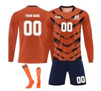 Custom Goalie Jersey Boys Football Goalkeeper Shirts Personalized Goalkeeper Uniform with Name Number Logo for Adult Youth