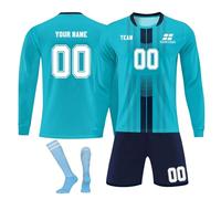 Custom Goalie Jersey Boys Football Goalkeeper Shirts Personalized Goalkeeper Uniform with Name Number Logo for Adult Youth
