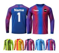 Custom Goalkeeper Kit for Kid Youth Adults Men Women Personalised Football Goalie Shirt with Name Number Team Logo