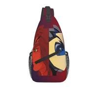 Custom Goldrake Actarus Crossbody Sling Backpack Men Custom UFO Robot Grendizer Chest Shoulder Bag for Travel Hiking Daypack