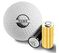 Custom Golf Ball Stamp - Personalized Logo & Name Reusable Marking Tool, Golf Accessory Gift for Men, Dad, Husband & Golfers