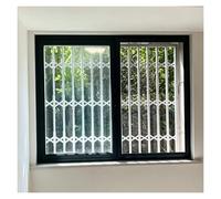 Custom Guard Gate, Window Security Fences and Burglar Bars, Durable Aluminum Construction, Invisible Escape Fencing (Horizontal Folding)(W105xH60cm/42x24in)