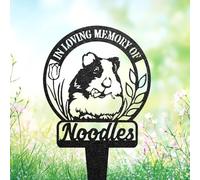 Custom Guinea Pig Memorial Plaque, Personalised Guinea Pig Loss Gift, Remembrance Sign, Pet Keepsake, Outdoor Garden Decor, Pet Grave Marker, Pet Memorial Signs, Headstone