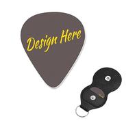 Custom Guitar pick Custom Text For Acoustic Guitar, Violin, Ukulele, Bass (6 Packs)