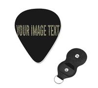 Custom Guitar Pick Your Image Text Here For Bass, Electric, Acoustic Guitars 0.038inch/0.96mm