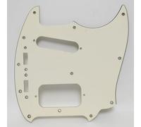Custom Guitar Pickguard for Fender Kurt Cobain Jag-Stang Style Pick Guard Replacement, Fits Fender-Style Electric Guitars, 7 Color Options (3 Ply beige)