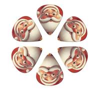 Custom Guitar Picks for Acoustic Guitar, Violin, Ukulele, Bass (Pack of 6)