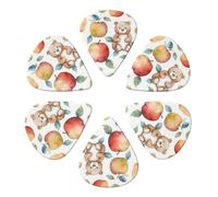 Custom Guitar Picks for Acoustic Guitar, Violin, Ukulele, Bass (Pack of 6)