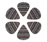 Custom Guitar Picks for Acoustic Guitar, Violin, Ukulele, Bass (Pack of 6)