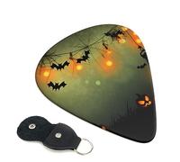 Custom Guitar Picks Set of 6 Happy Halloween Printed Guitar Picks for Acoustic Guitars Violin Ukulele Bass
