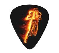 Custom Guitar Picks with Rugby Design, Personalised Sports-Themed Plectrum for Guitar, 12-Pack Thin Medium Heavy Thickness for Bass Ukulele, Classical Triangle Electric Guitar Accessories