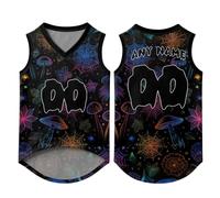 Custom Halloween Dog Shirts Sleeveless Tank Top Spider Ghost Pumpkin Design