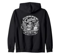 Custom Harvest Sifs Golden Grain Mill Flour Bread Zip Hoodie