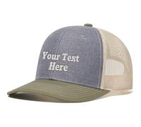 Custom Hats for Men Add Embroidered Your Own Text Logo Design Personalized Baseball Cap Adjustable Outdoor Cap Trucker