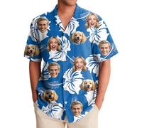 Custom Hawaiian Shirts for Men,Personalised Face Shirt,Hawaiian Shirt with Face,Shiteshirts for Men,Custom Funny Shirts