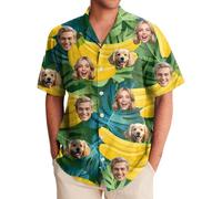 Custom Hawaiian Shirts for Men,Personalised Face Shirt,Hawaiian Shirt with Face,Shiteshirts for Men,Custom Funny Shirts