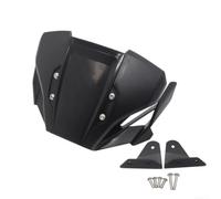 Custom Height Windshield Spoiler for Honda CB650R Front Mount(Black) | Adjustable height design, precise fit for 2019-2023 models, enhances for rider head protection, reduces wind fatigue