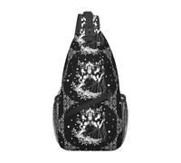 Custom Hekate Triple Goddess Sling Bag Men Goth Occult Halloween Witch Shoulder Crossbody Chest Backpack Travel Hiking Daypack