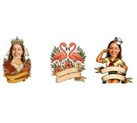 Custom Hen Do Tattoos - Add Any Face, Name & Event • Personalised Bachelorette Party Favors • Bride Tribe Temporary Tattoos • Fast (4 Sheets 48 Tattoos)