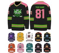 Custom Hockey Jersey Personalised Logo Name Number Hockey Shirts Jerseys Gift for Team Concert Party Men Women, S7