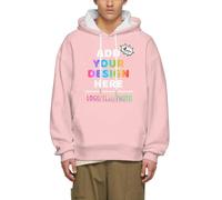 Custom Hoodie Unisex - Design Your Own Sweatshirt with Text, Logo or Image - Personalized Jumper for Men & Women - Funny Customized Hoodies, Unique Gift, Casual Pullover L Pink