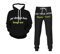Custom Hoodies Design Your Own Sweatpants For Men Women Custom Sweatshirt Personalized Pants Add Your Photo Text Logo